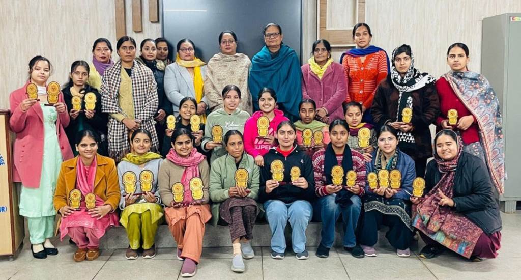 The Education Department organized skillinteaching and best teaching aid competitions for students at Khalsa College